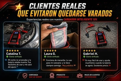 ARRANCADOR PORTÁTIL - ARRANCA TU AUTO EN SEGUNDOS